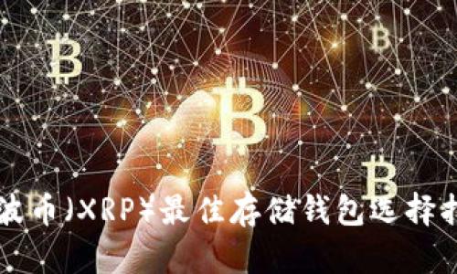 瑞波币（XRP）最佳存储钱包选择指南